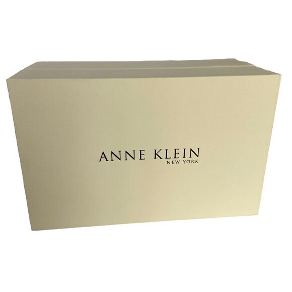 Anne Klein Ladies 12/7740WTST White Ceramic Watch w/ 2- Gold Tone SS Bracelets - Picture 11 of 11